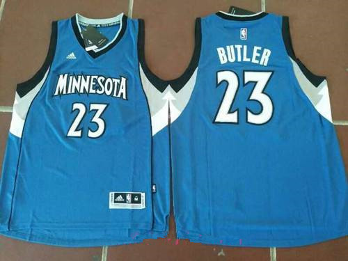 Minnesota Timberwolves #23 Jimmy Butler Blue Stitched adidas Revolution 30 Swingman Jersey - Zenithce