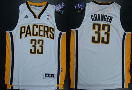 Indiana Pacers #33 Danny Granger Revolution 30 Swingman White Jersey - Zenithce