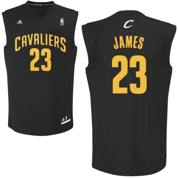 Cleveland Cavaliers #23 LeBron James Black Fashion Replica Jersey - Zenithce