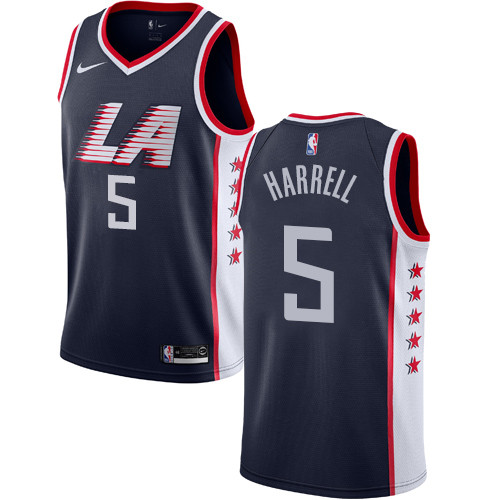 Clippers #5 Montrezl Harrell Navy Swingman City Edition 2018-19 Jersey - Zenithce