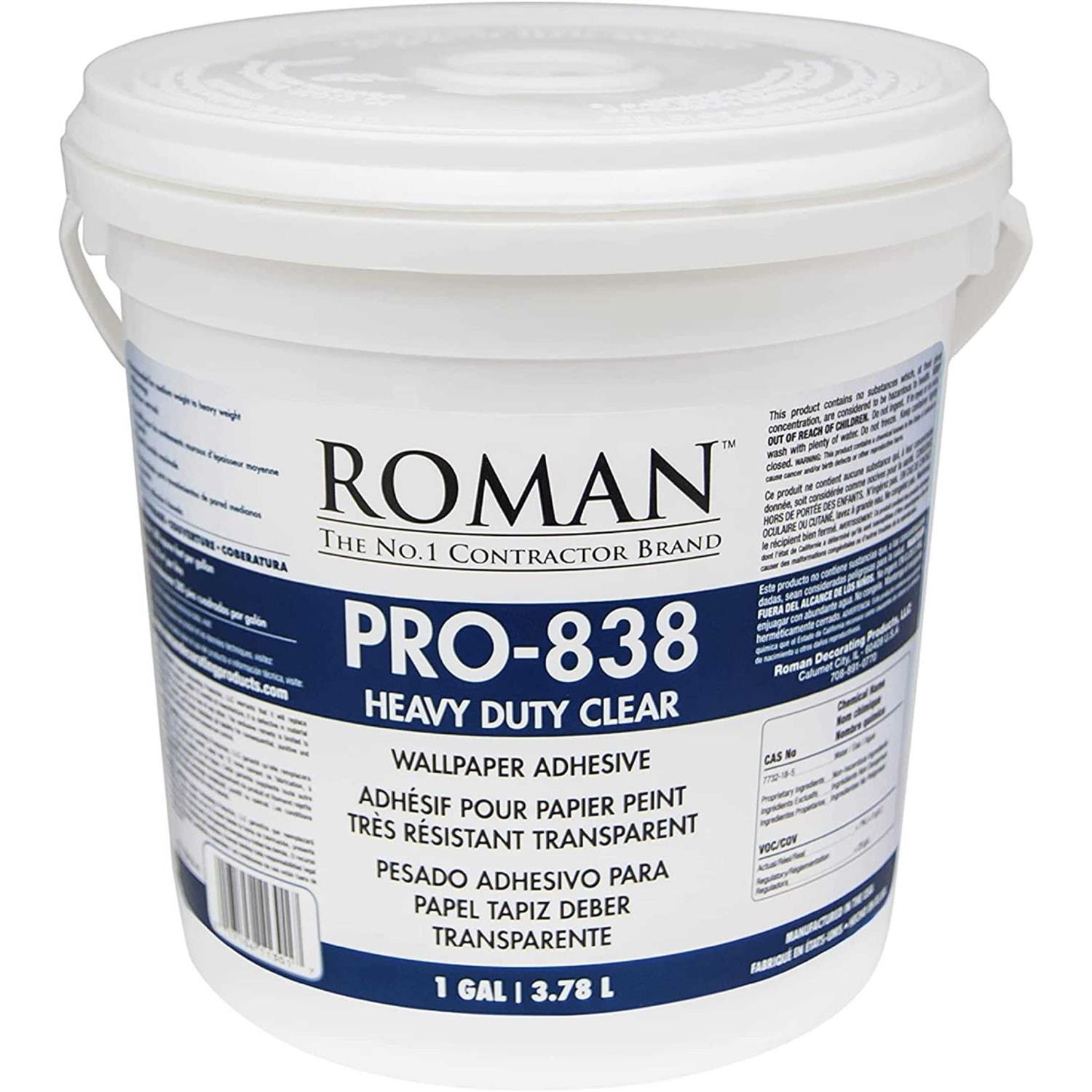 Roman PRO-555 1 gal. Extreme Tack Wallpaper Adhesive - Zenithce