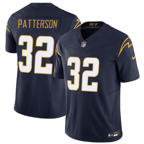 Los Angeles Chargers #32 Jaret Patterson Navy 2025 F.U.S.E. Alternate Vapor Limited Stitched Jersey - Zenithce