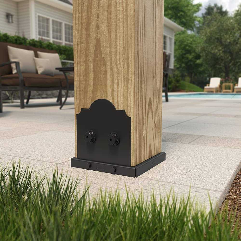 OZCO 54208 Laredo Sunset Lite 6×6 Post Base - Zenithce