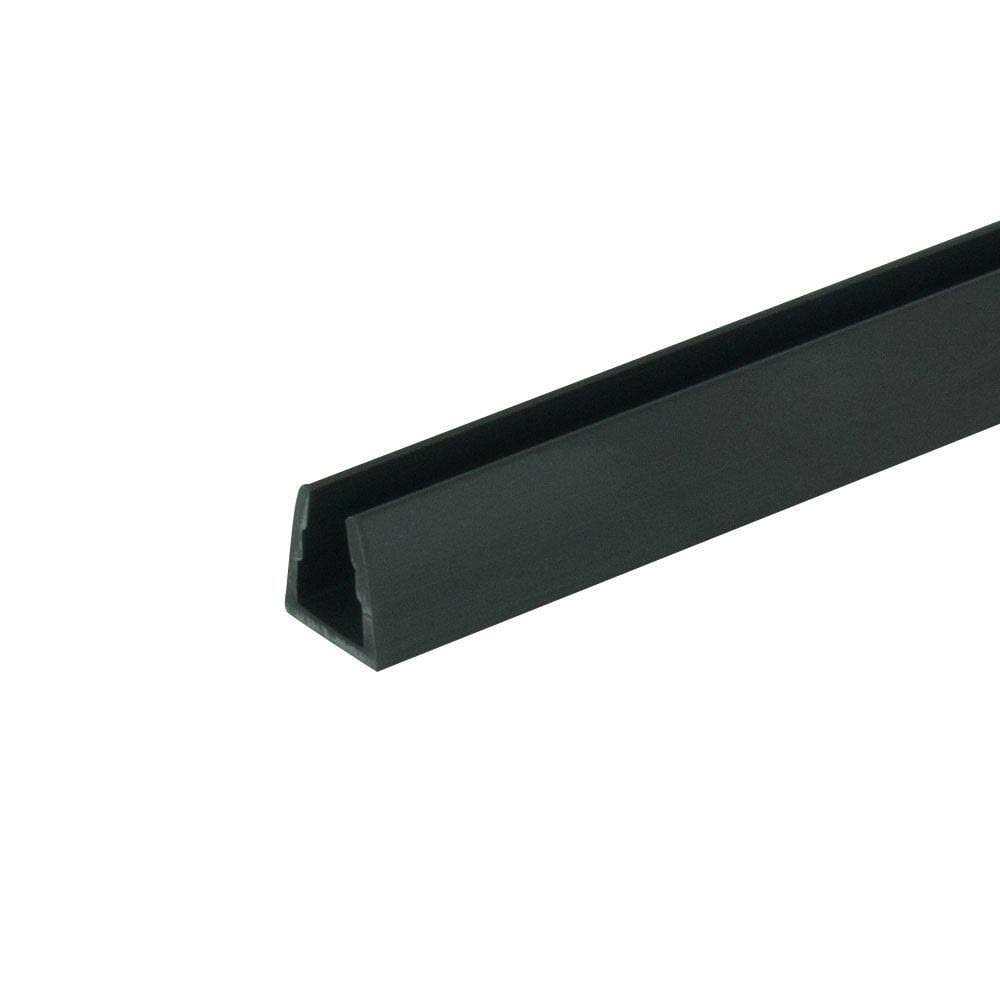 Outwater Plastics Black Thick Styrene Plastic Angle Moulding - Zenithce