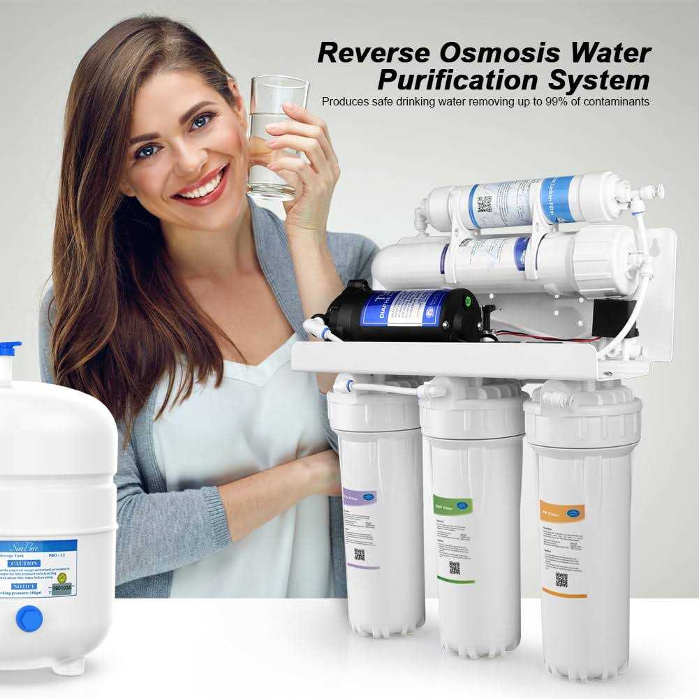 Simpure T1-400 UV Tankless Reverse Osmosis System 8 Stage Filtration Purifier TDS Nearly 0 - Zenithce