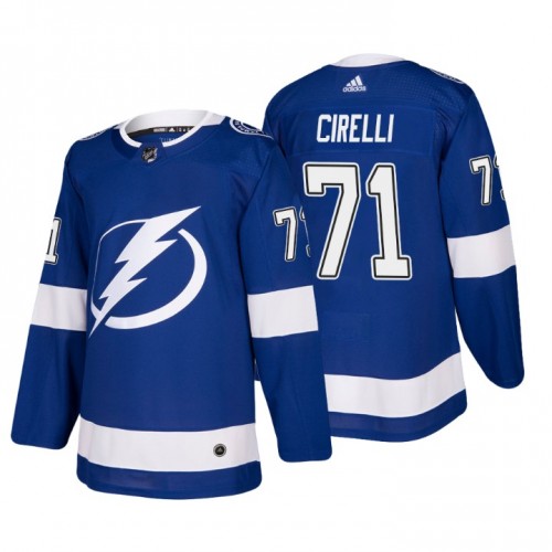 Tampa Bay Lightning #71 Anthony Cirelli Blue Stitched Jersey - Zenithce