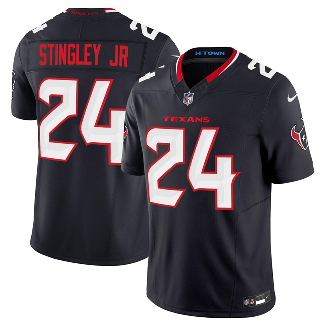 Houston Texans #24 Derek Stingley Jr. Navy 2024 Vapor F.U.S.E. Limited Stitched Jersey - Zenithce