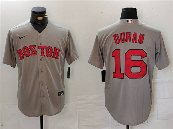Boston Red Sox #16 Jarren Duran Gray Stitched Jersey - Zenithce