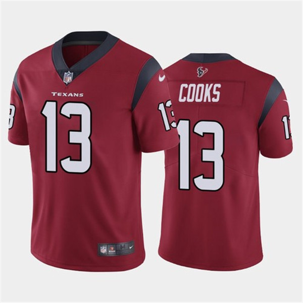 Houston Texans #13 Brandin Cooks New Red Vapor Untouchable Limited Stitched Jersey - Zenithce