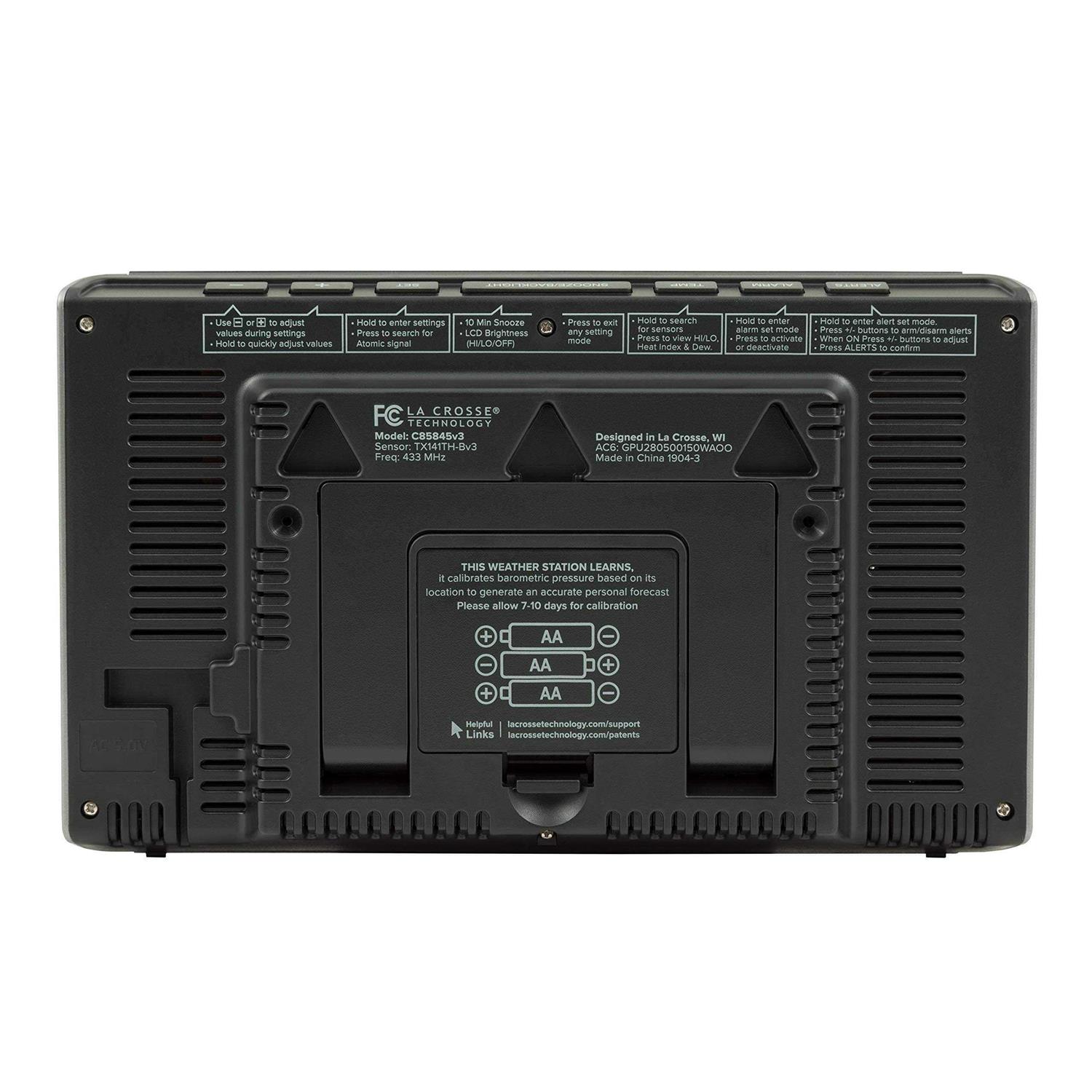 La Crosse Technology 328-10618-INT Wireless WiFi Professional Weather - Zenithce