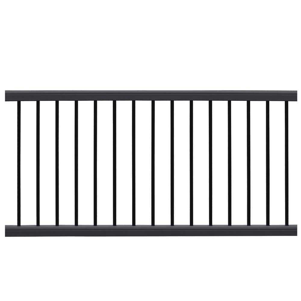 NewTechWood Ultrashield Hemispheres 36 in. x 3 in. x 6 ft Composite Railing Kit - Zenithce