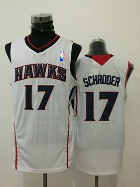 Atlanta Hawks #17 Dennis Schroder White Swingman Jersey - Zenithce