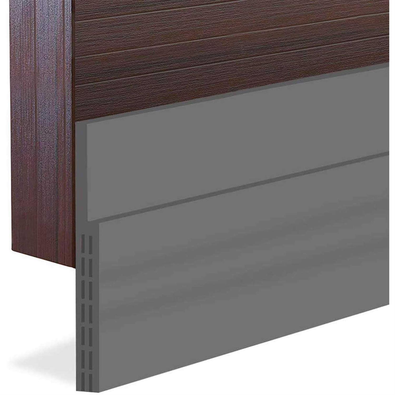 Huge Gap Door Draft Stopper 3-2/5w Widened Door Sweep Seal Gap U - Zenithce