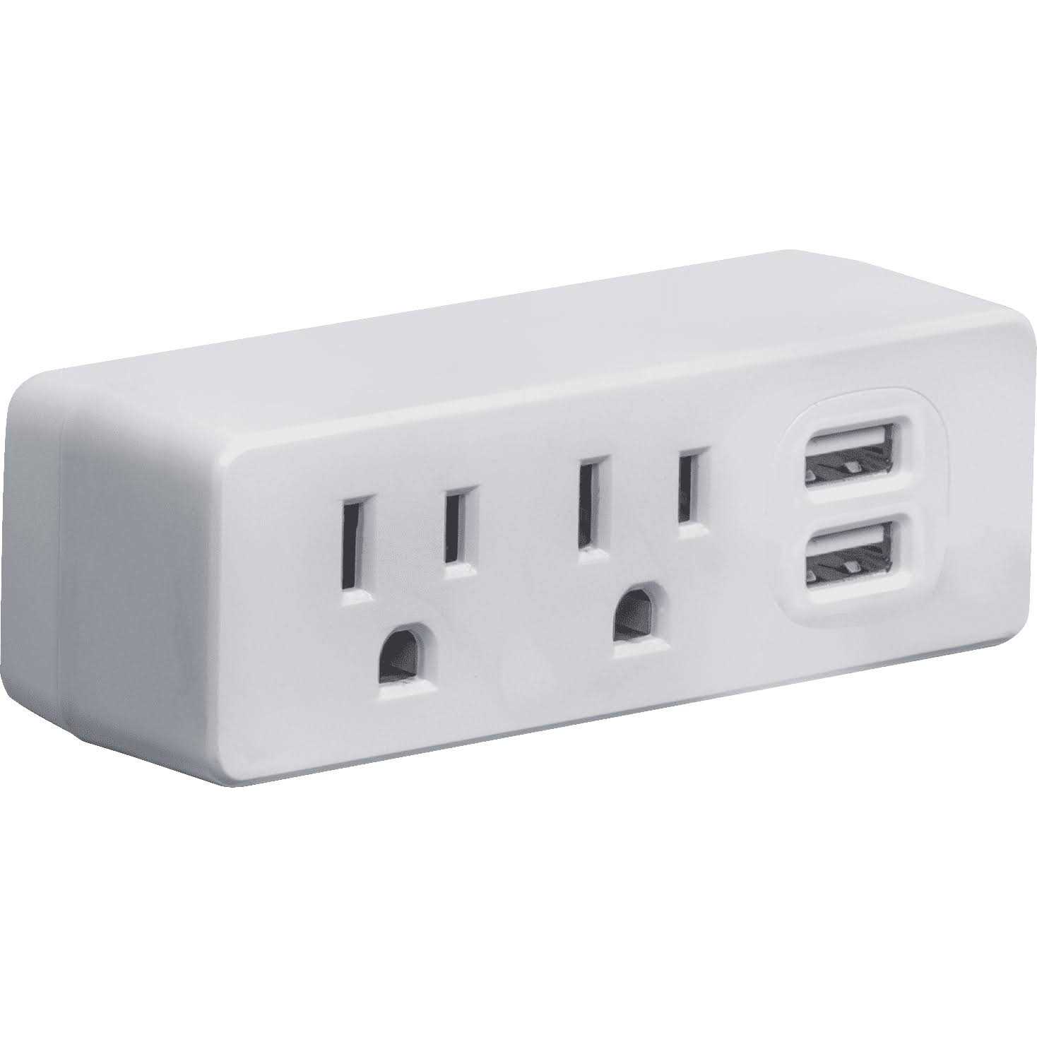 Merkury Innovations 3-Outlet Extender 4 USB Ports & Phone Stand - Zenithce