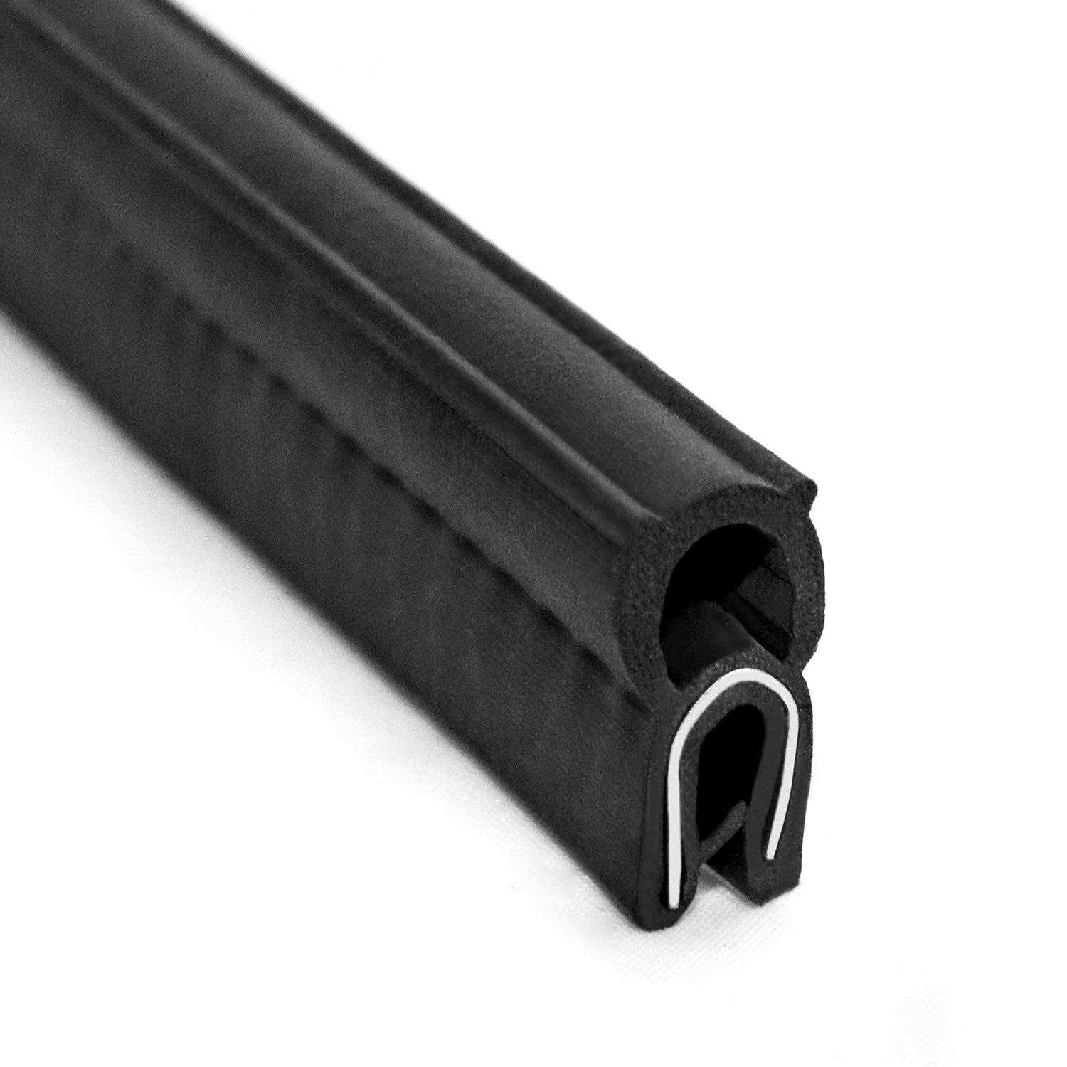 Qwork EPDM Rubber Trim Seal with Top Bulb - Zenithce