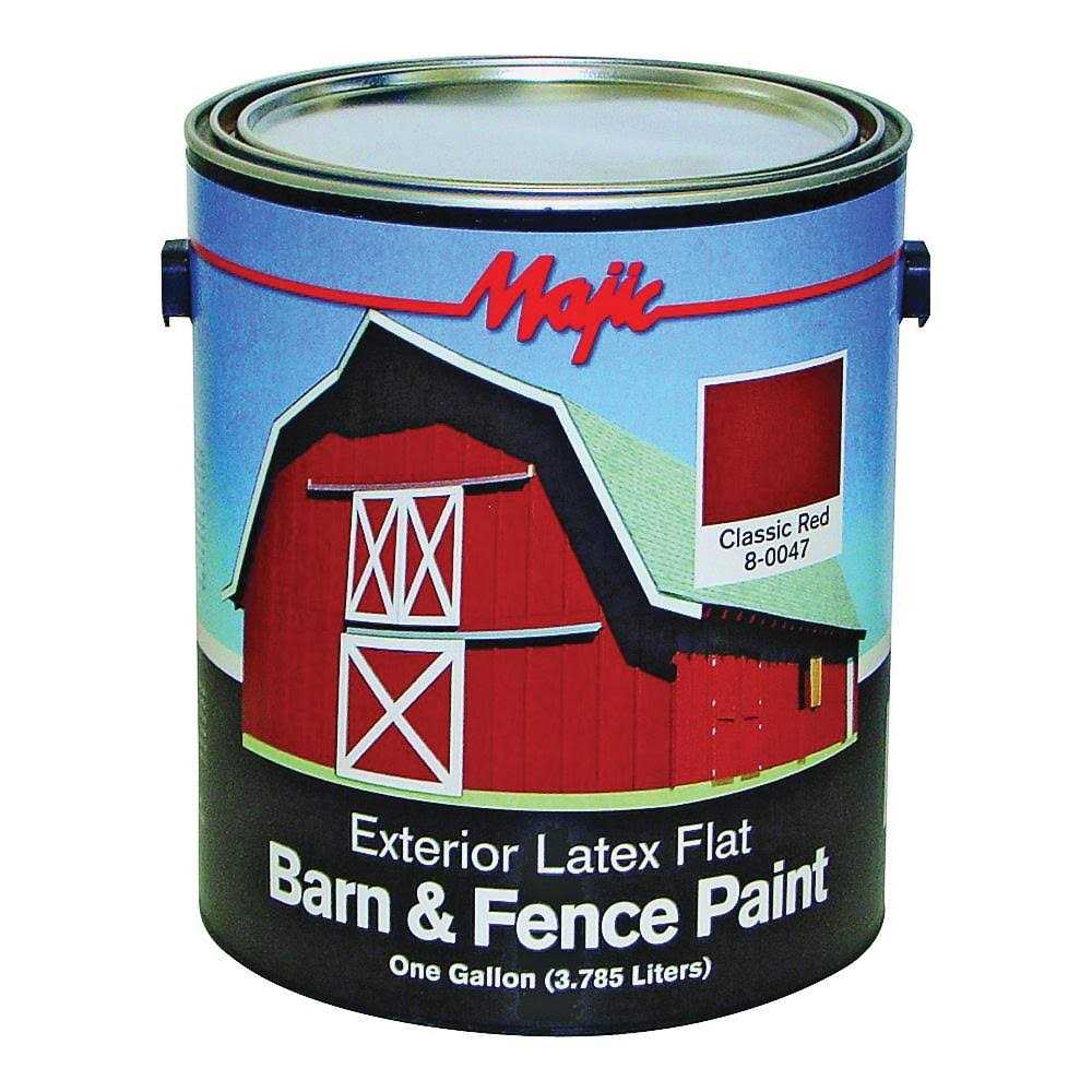 Majic Latex Flat Barn & Fence Paint - Zenithce