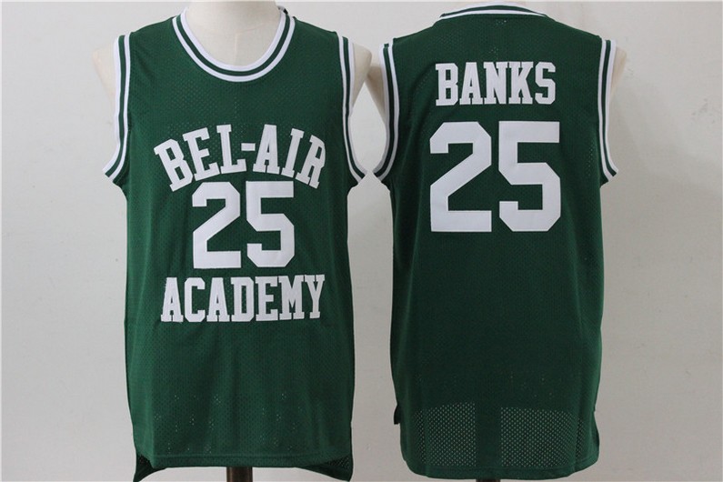 The Movie Bel Air Academy #25 Banks Green Swingman Jersey - Zenithce