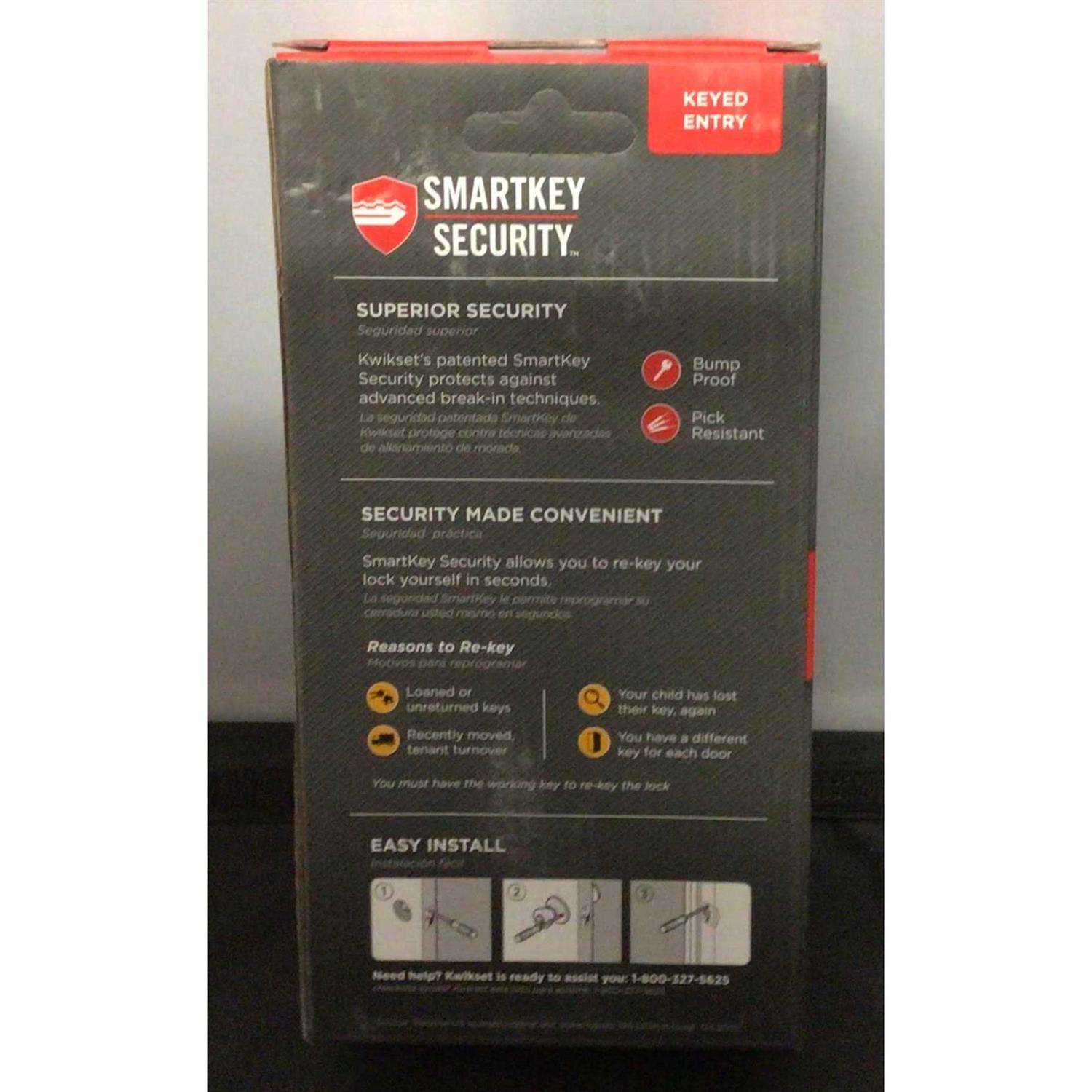 Kwikset Signature Downtown Single Cylinder Deadbolt SmartKey 92580-022 - Zenithce
