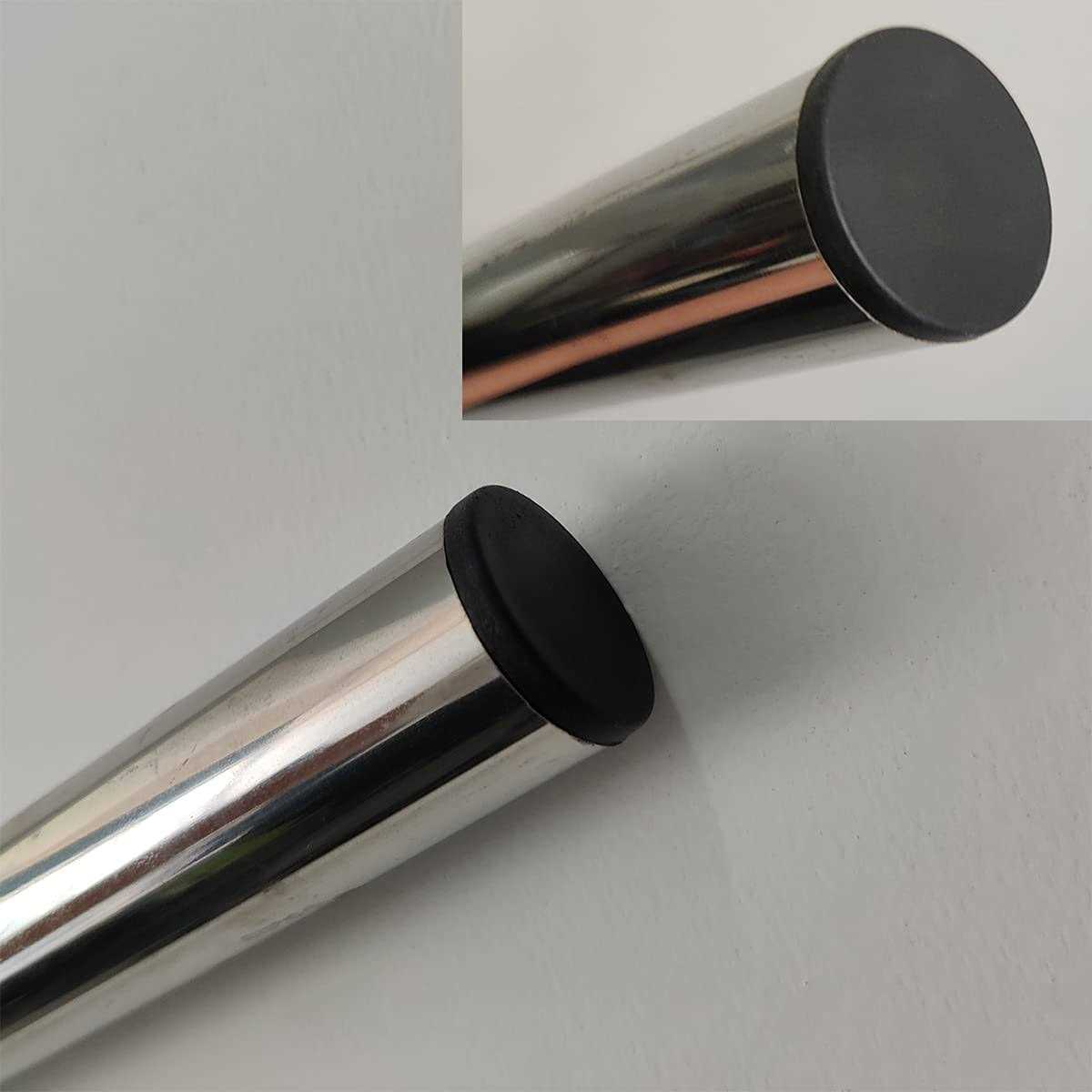 Round Plastic Plug Round Tubing Black Plastic Plug,Pipe Tubing End Cap for Round Tube Furniture Finishing Plug - Zenithce