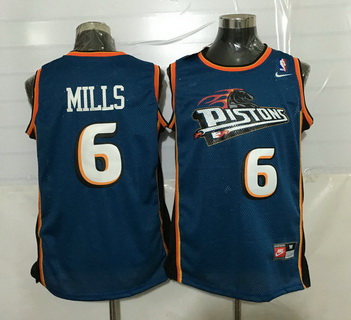 Detroit Pistons #6 Terry Mills Teal Green Soul Swingman Jersey - Zenithce