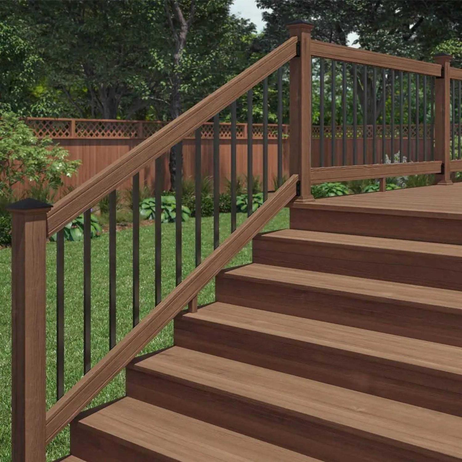 ProWood 6 ft Southern Yellow Pine Stair Rail Kit Balusters - Zenithce