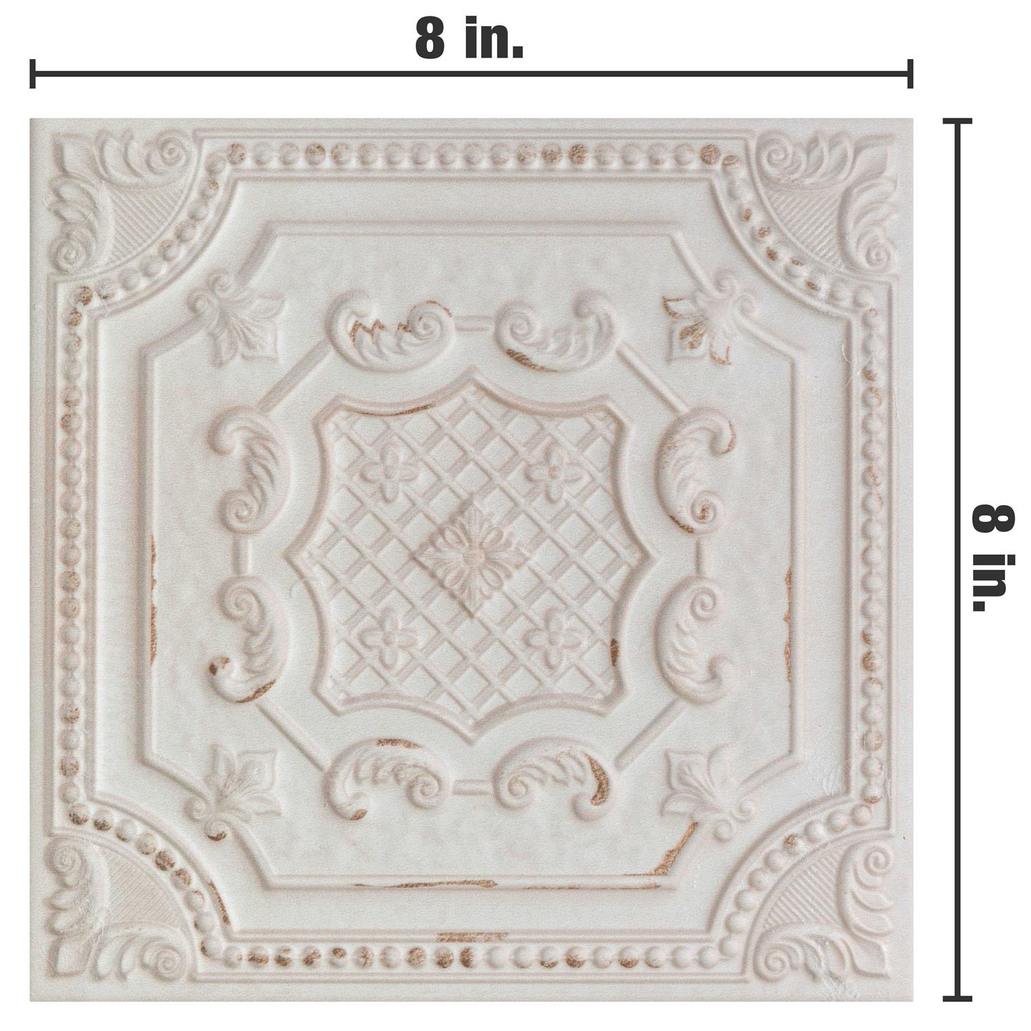 Merola Tile Expressions 1.74 x 1.88 Glass Fish Scale Mosaic Wall & Floor Tile - Zenithce