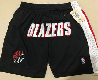 Portland Trail Blazers Black Just Don Shorts Swingman Shorts - Zenithce