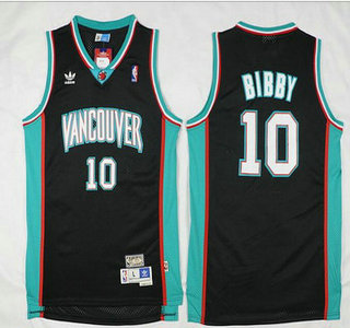 Memphis Grizzlies #10 Mike Bibby Black Hardwood Classics Soul Swingman Throwback Jersey - Zenithce