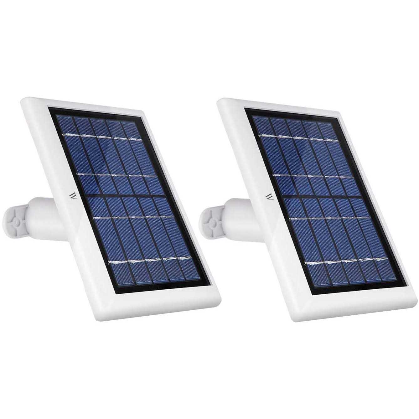 Wasserstein Solar Panel Compatible with Ring Spotlight Cam Battery & All-New Stick Up Cam Battery - Zenithce