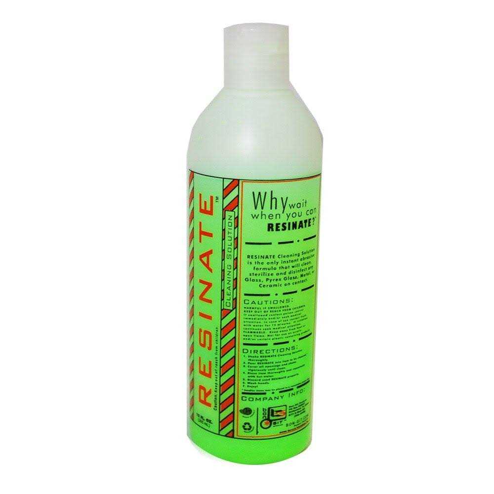 Resinate Green Cleaning Solution Glass Pyrex Metal Ceramic Disinfect Clean - Zenithce
