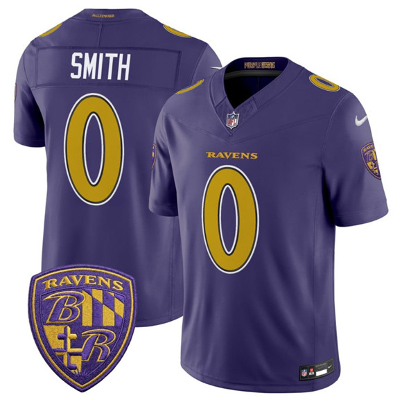 Baltimore Ravens #0 Roquan Smith Purple 2026 F.U.S.E. Alternate Vapor Limited Stitched Jersey - Zenithce