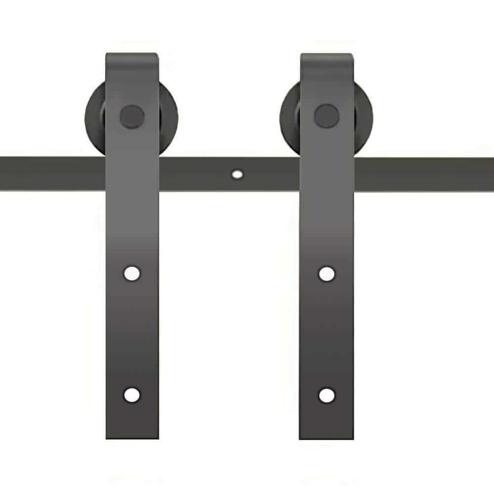 Kimberly Bay Barn Door Hardware Black - Zenithce