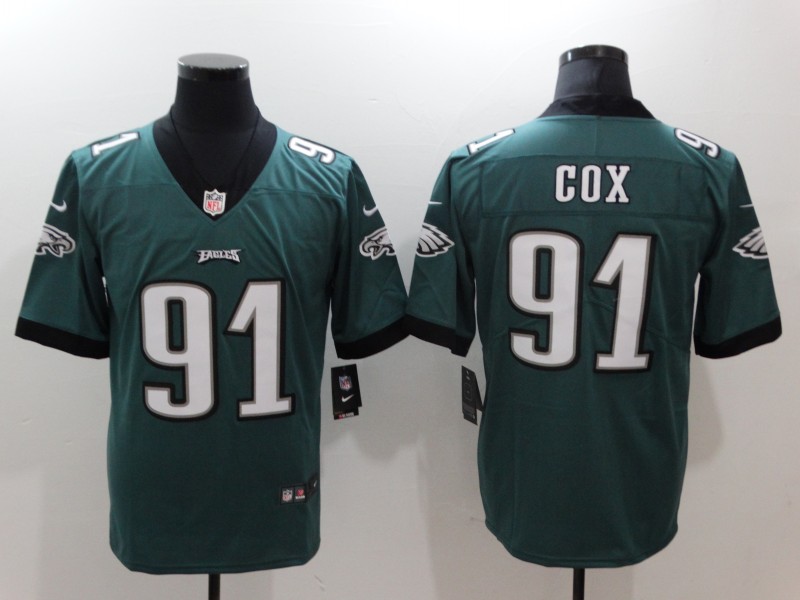 Philadelphia Eagles #91 Fletcher Cox Green Vapor Untouchable Limited Stitched Jersey - Zenithce