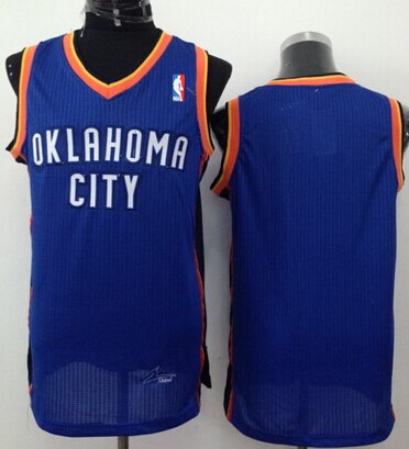 Oklahoma City Thunder Blank Blue Swingman Jersey - Zenithce