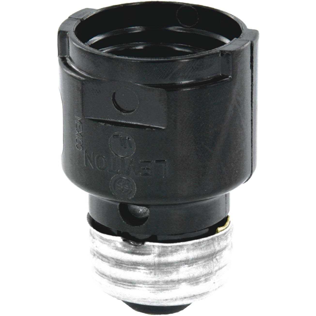 Leviton Socket Adapter Black 002-01403-000 - Zenithce