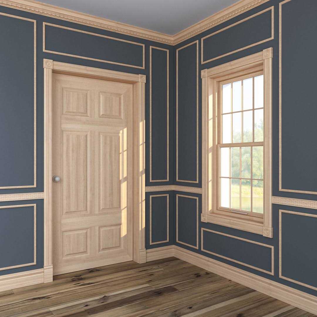 Ornamental Mouldings 3364PK 7/32 in. x 16-11/16 in. x 3-1/2 in. Birch Empire Center Onlay Ornament Moulding - Zenithce