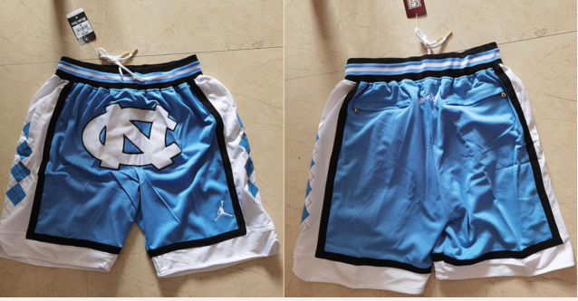 North Carolina Tar Heels Blue Just Don With Pocket Swingman Shorts - Zenithce