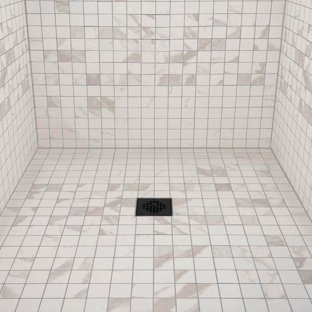 Oatey 4-1/4 in. Snap-Tite Universal Square Shower Strainer - Zenithce