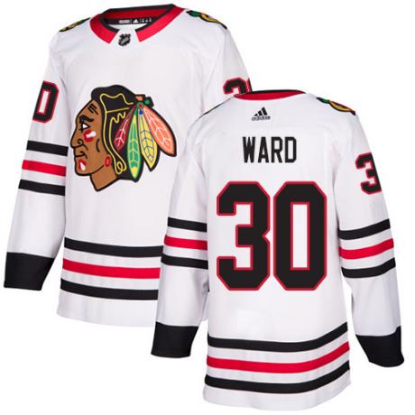 Chicago Blackhawks #30 Cam Ward White Stitched Jersey - Zenithce