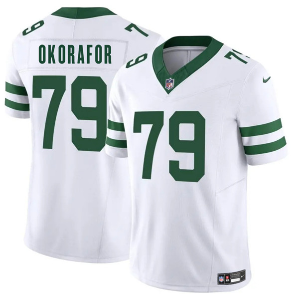 New York Jets #79 Chukwuma Okorafor White 2025 F.U.S.E. Vapor Untouchable Limited Stitched Jersey - Zenithce