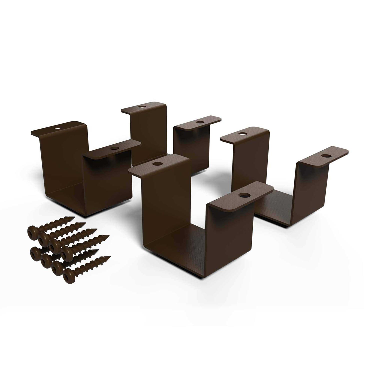 Fortress Building Products Inspire Railing Aluminum Cap Rail Clips - Zenithce