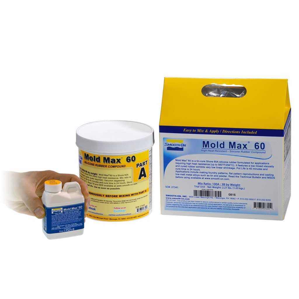 Smooth-On Inc. Moldmaking Casting Pourable Silicone Starter Kit - Zenithce
