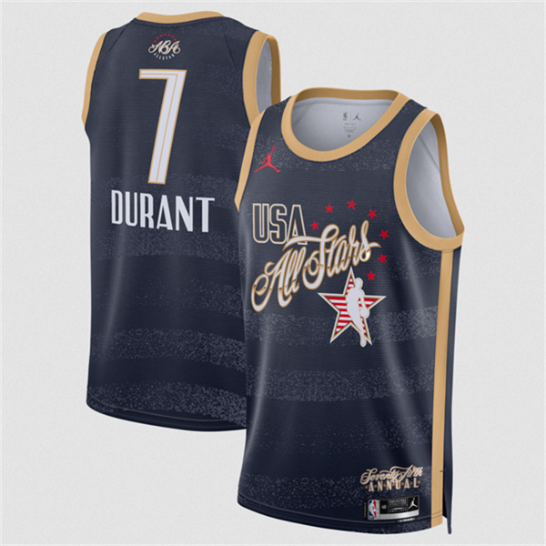 2026 All-Star #7 Kevin Durant Navy Stitched Jersey - Zenithce