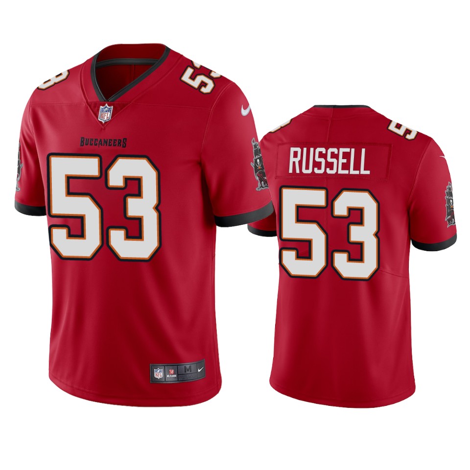 Tampa Bay Buccaneers #53 Chapelle Russell 2020 Red Vapor Untouchable Limited Stitched Jersey - Zenithce