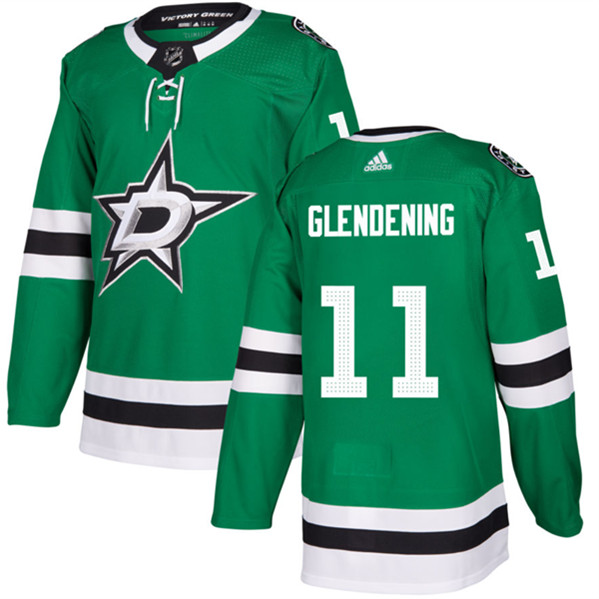 Dallas Stars #11 Luke Glendening Green Stitched Jersey - Zenithce