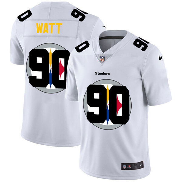 Pittsburgh Steelers #90 T. J. Watt White Stitched Jersey - Zenithce