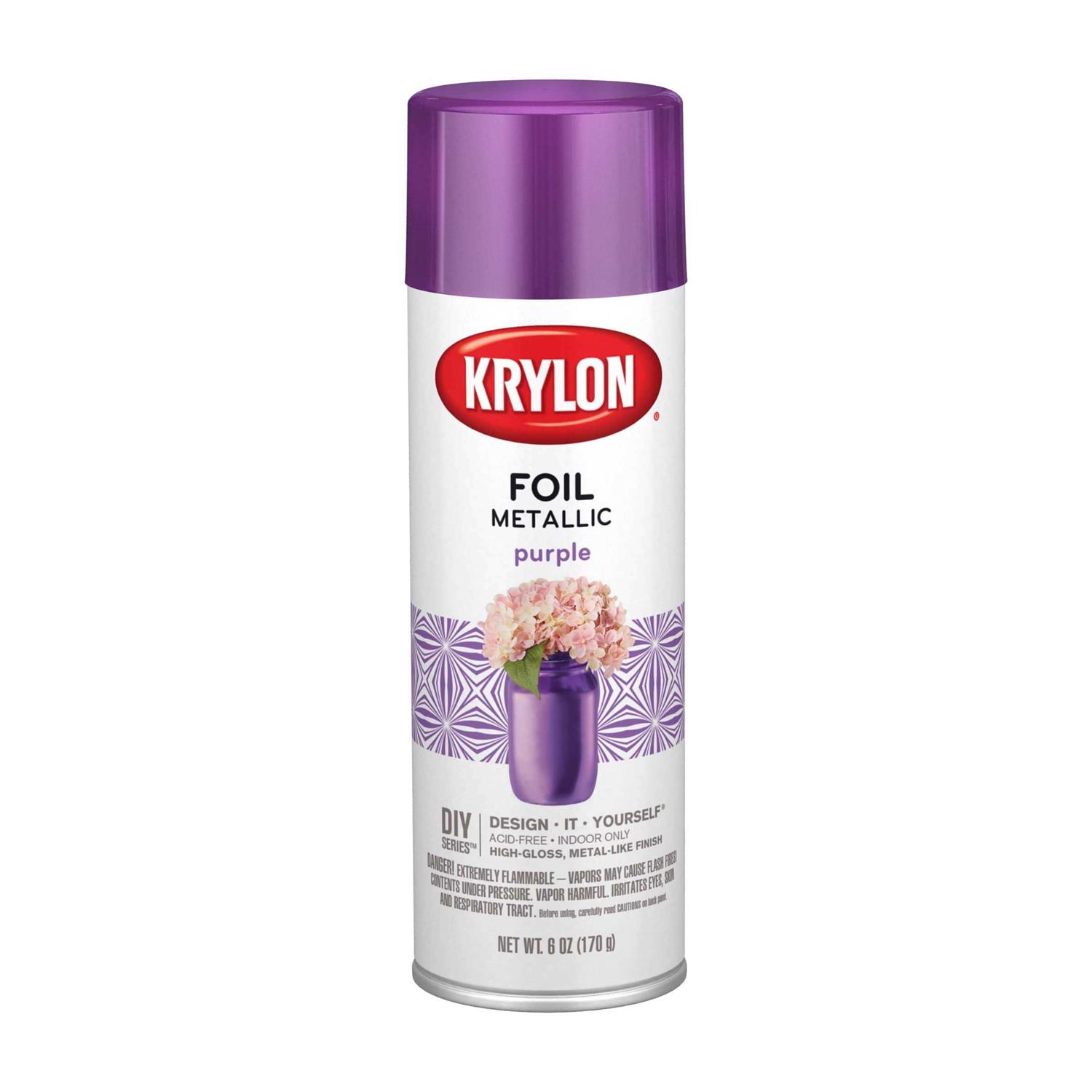 Krylon Premium Metallic Foil Spray Paint - Zenithce