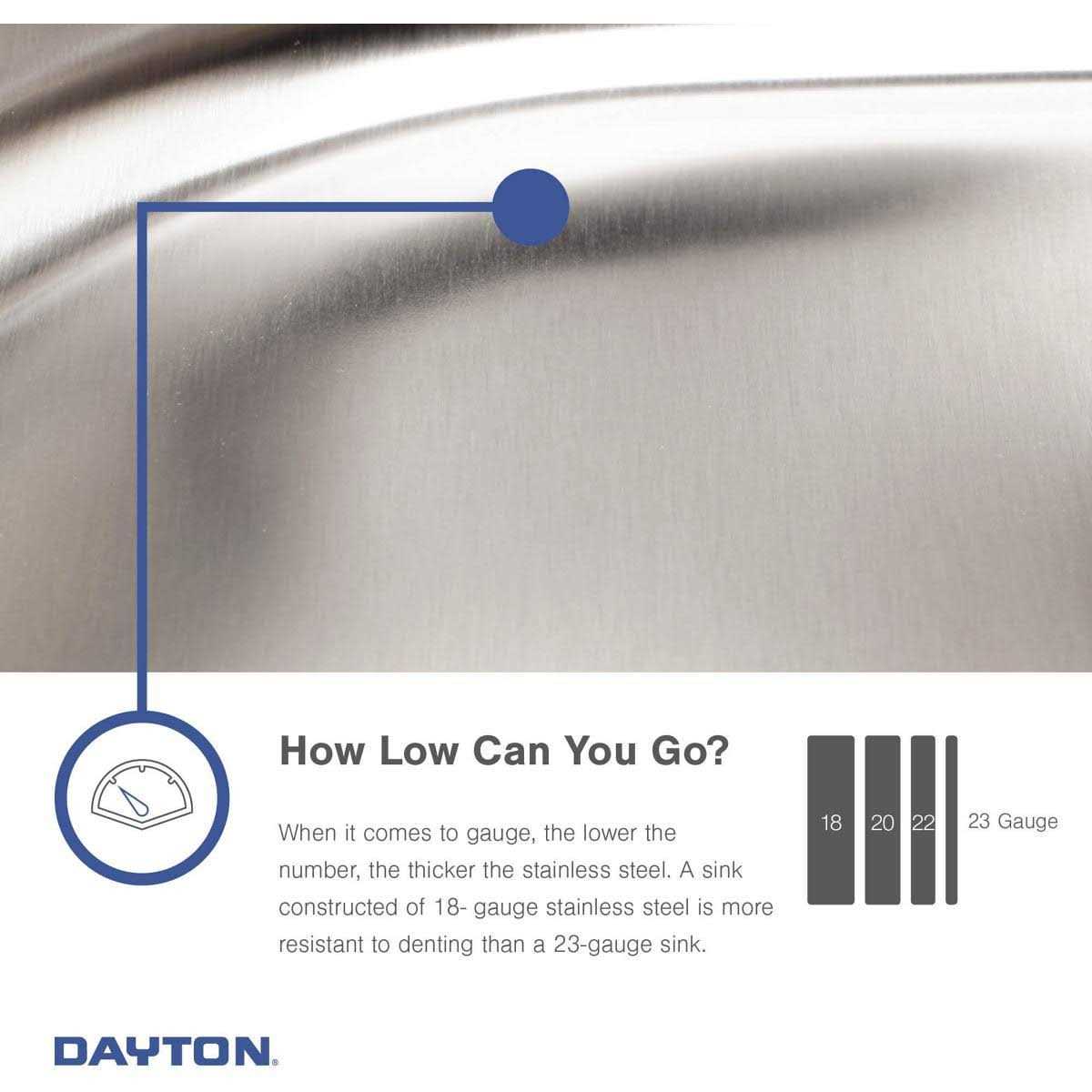 Elkay Dw5023322 Dayton 33 Double Basin Drop In Stainless Steel Kitchen Sink - Zenithce