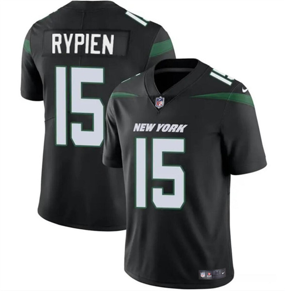 New York Jets #15 Brett Rypien Black Vapor Untouchable Limited Stitched Jersey - Zenithce