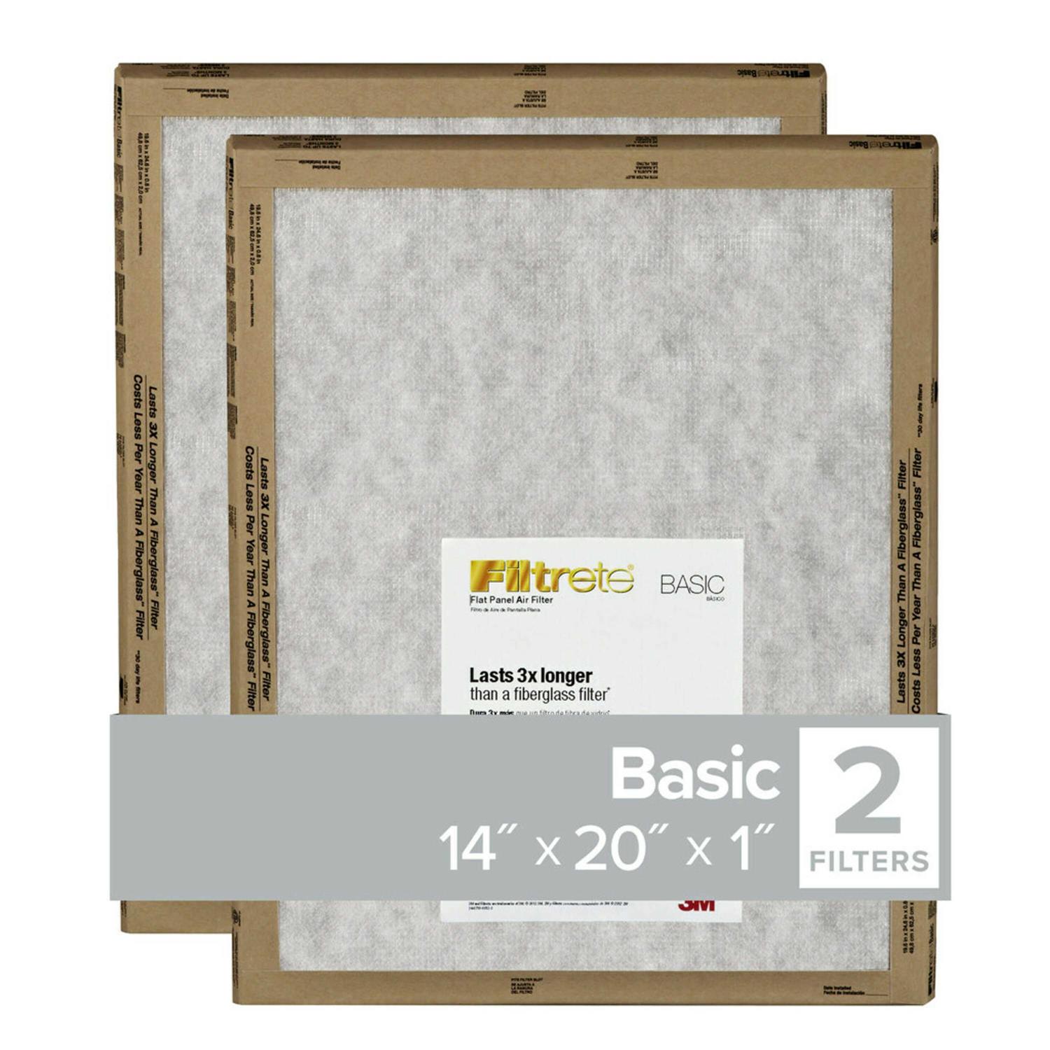 Filtrete 14-in x 30-in x 1-in 1900 MPR Premium Allergen Bacteria and Virus Electrostatic Pleated Air Filter - Zenithce